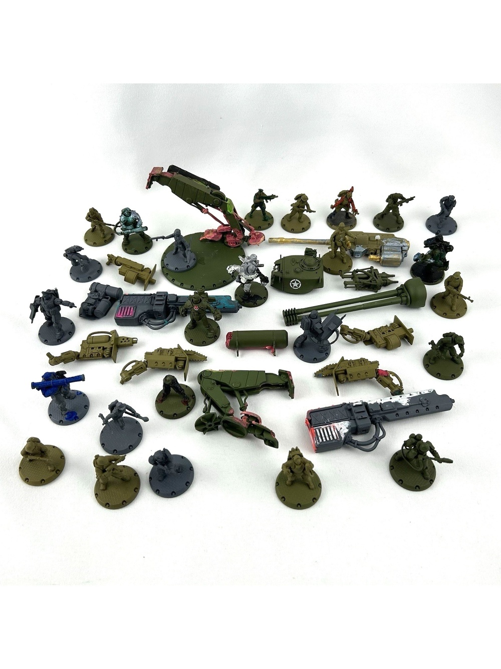 Dust Tactics Lot Infantry Miniatures Vehicles Mechs Infantry Weapon Parts